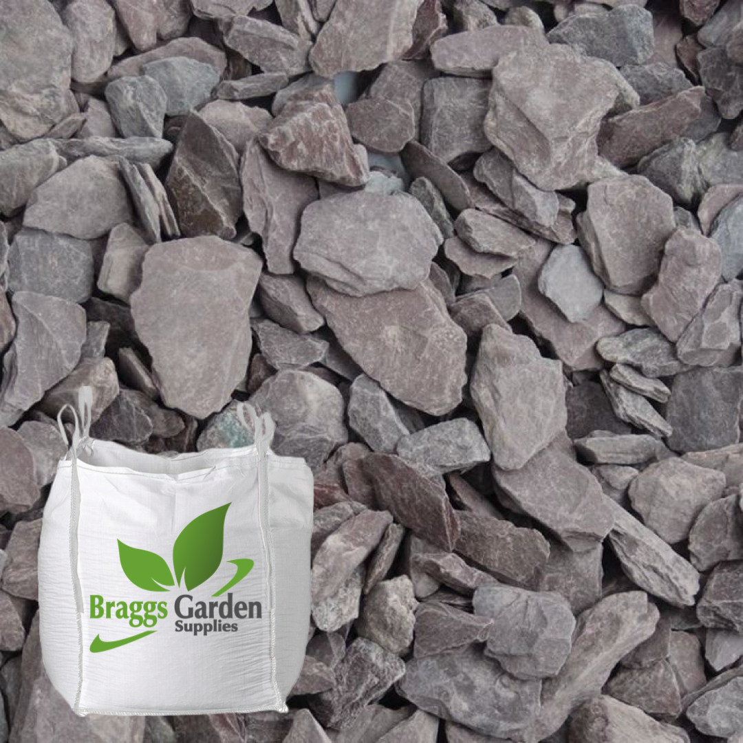 40mm Plum Slate Chippings
