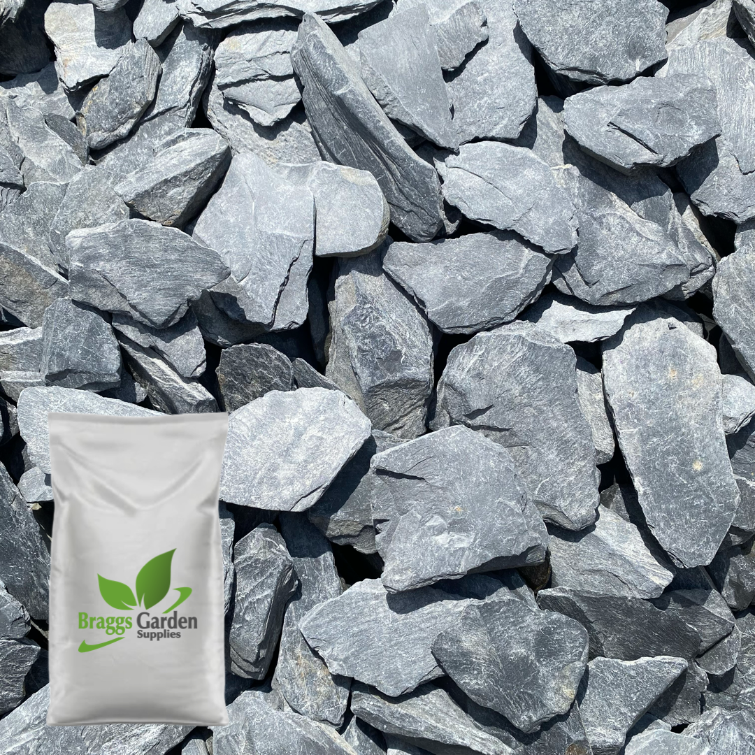 40mm Blue Slate Chippings