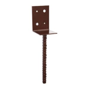 Alternative view of PERRY 75MM NO.494 BROWN SLEEPER / BASE ANCHOR BRACKET TO CONCRETE