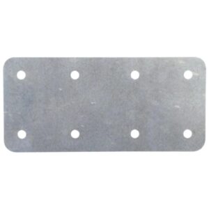 PERRY 170MM NO.4718 GALVANISED SHORT INTERNAL SLEEPER STRAIGHT FLAT SUPPORT PLATE